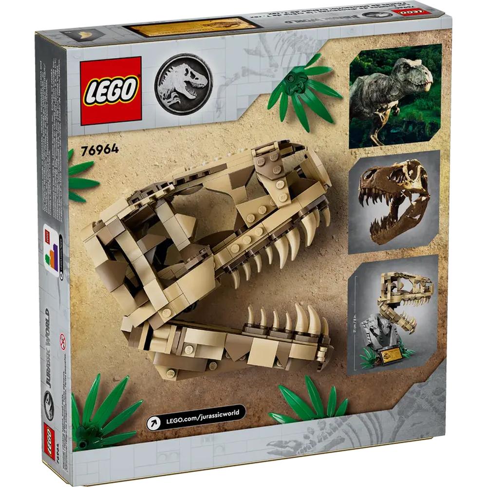 Foto 3 pulgar | Lego Jurassic World Fosiles De Dinosaurio Craneo De T Rex 76964