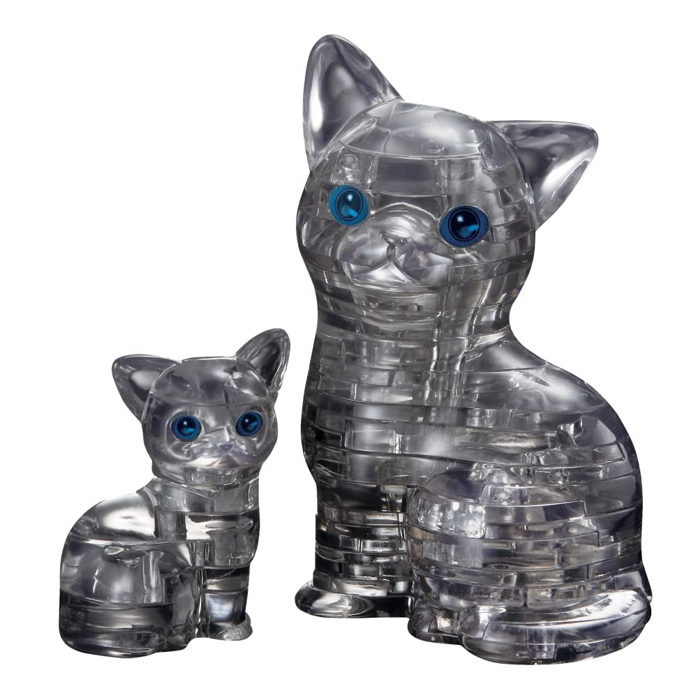 Foto 3 pulgar | Puzzle De Cristal 3d Bepuzzled Cat & Kitten Original Para Mayores De 12 Años - Venta Internacional.