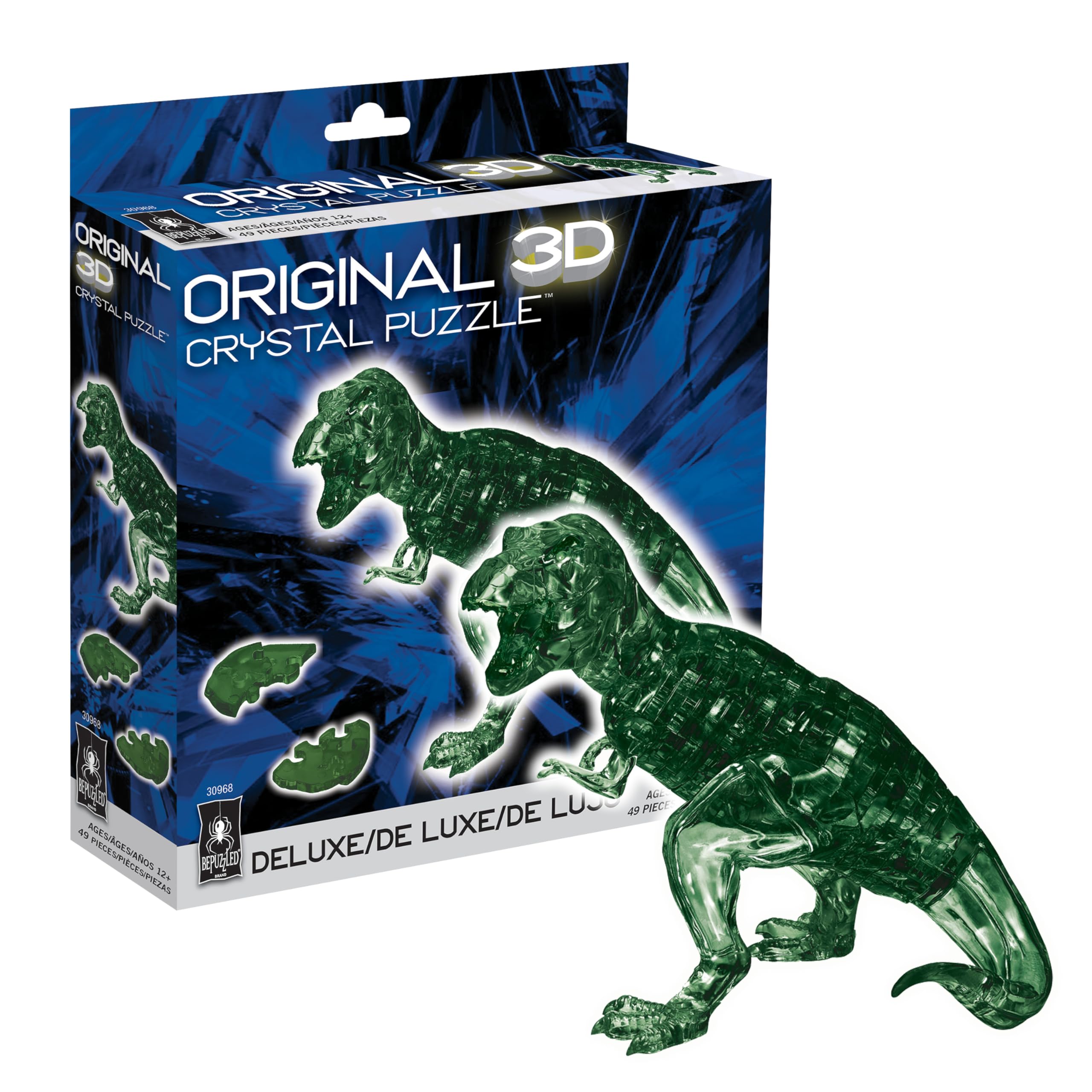 Foto 2 pulgar | Puzle De Cristal 3d Bepuzzled T-rex Deluxe Original 12+ - Venta Internacional.