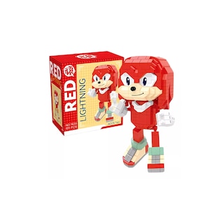 Foto 1 | Sonic The Hedgehog Set Bloques Armables 3d Tails Knuckles Rompecabezas Figura Armable Knucles