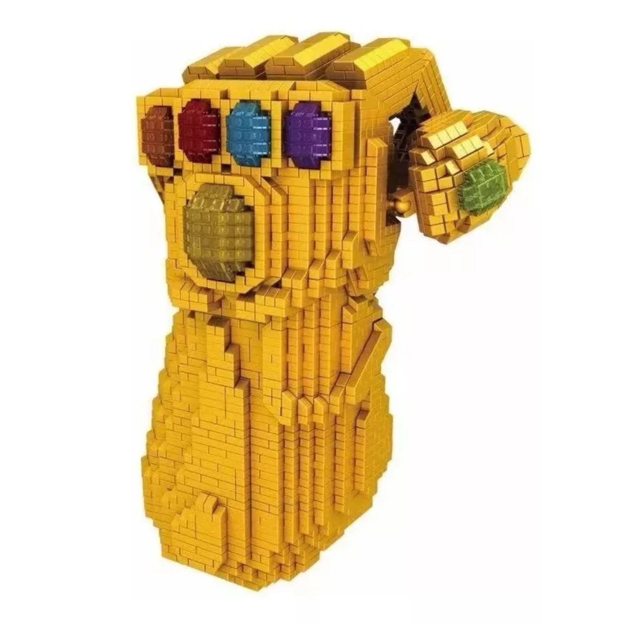 Foto 5 pulgar | Guantelete Del Infinito Set Bloques Armables Figura 3d Rompecabezas Guante Del Infinito Thanos