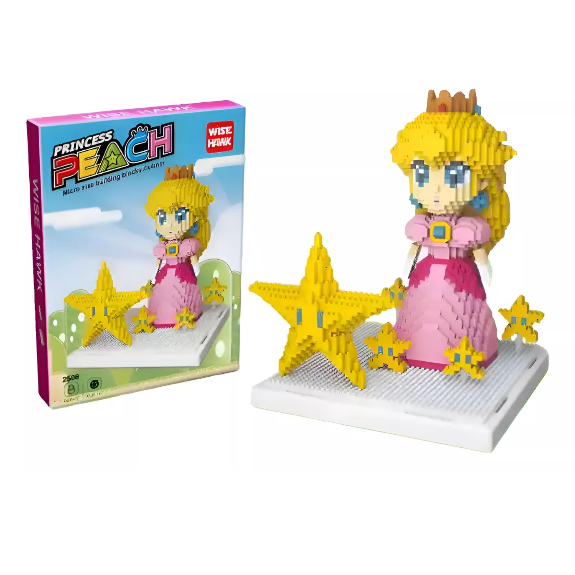 Foto 3 pulgar | Princesa Peach Set Mini Bloques Armables 3d Super Mario Bros Rompecabezas Figura Armable Princesa Peach