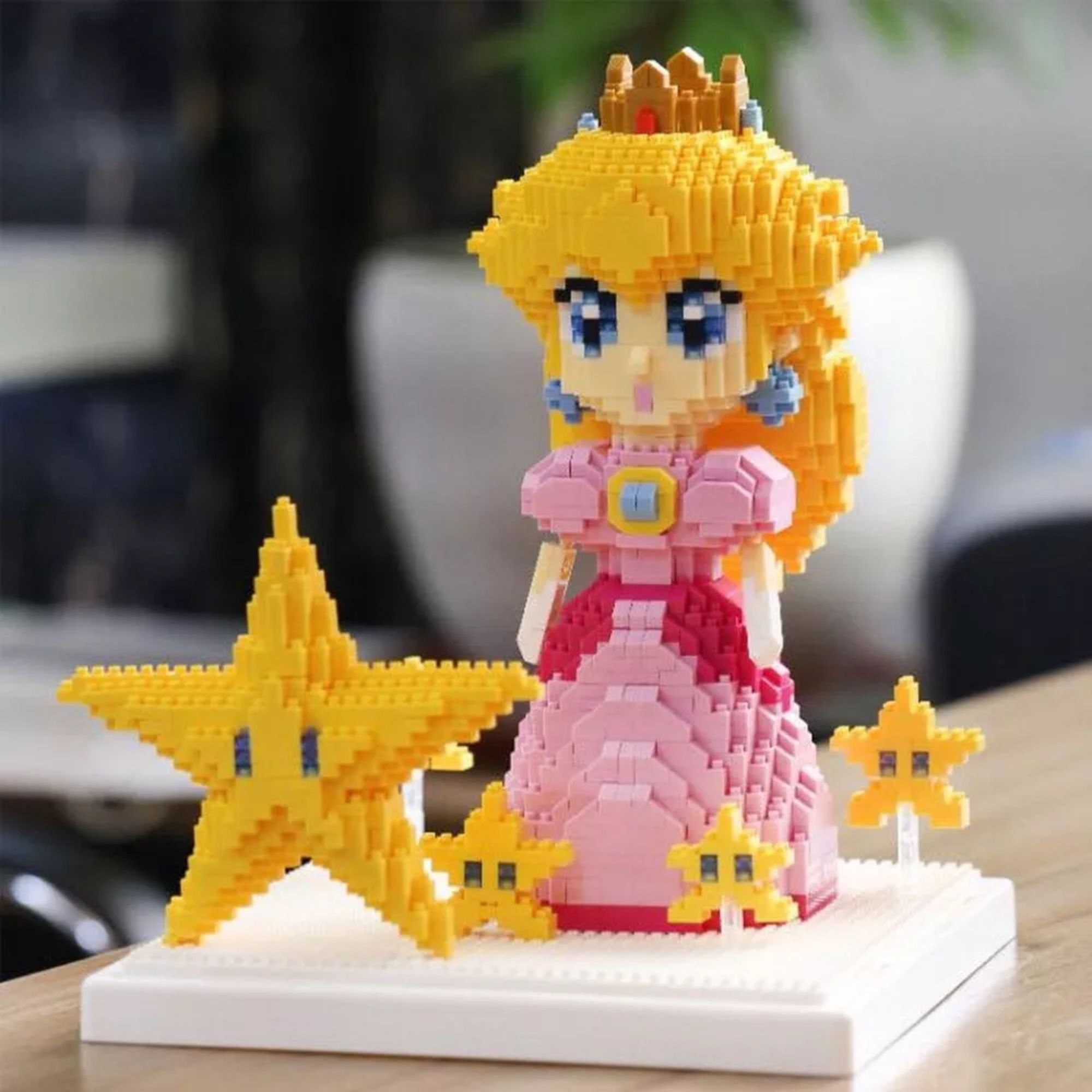 Foto 4 | Princesa Peach Set Mini Bloques Armables 3d Super Mario Bros Rompecabezas Figura Armable Princesa Peach