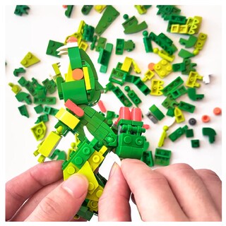 Foto 5 | 3d Juego De Bloques De Construcción De Mini Animales 12 En 1 Colores