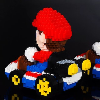 Foto 5 | Super Mario Kart Set De Bloques Armables Figura 3d Rompecabezas Figura Mario Kart Armable