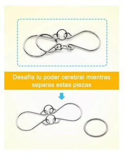 Foto 3 | Alambre de Metal para Niños Educativo 24 Piezas Plata