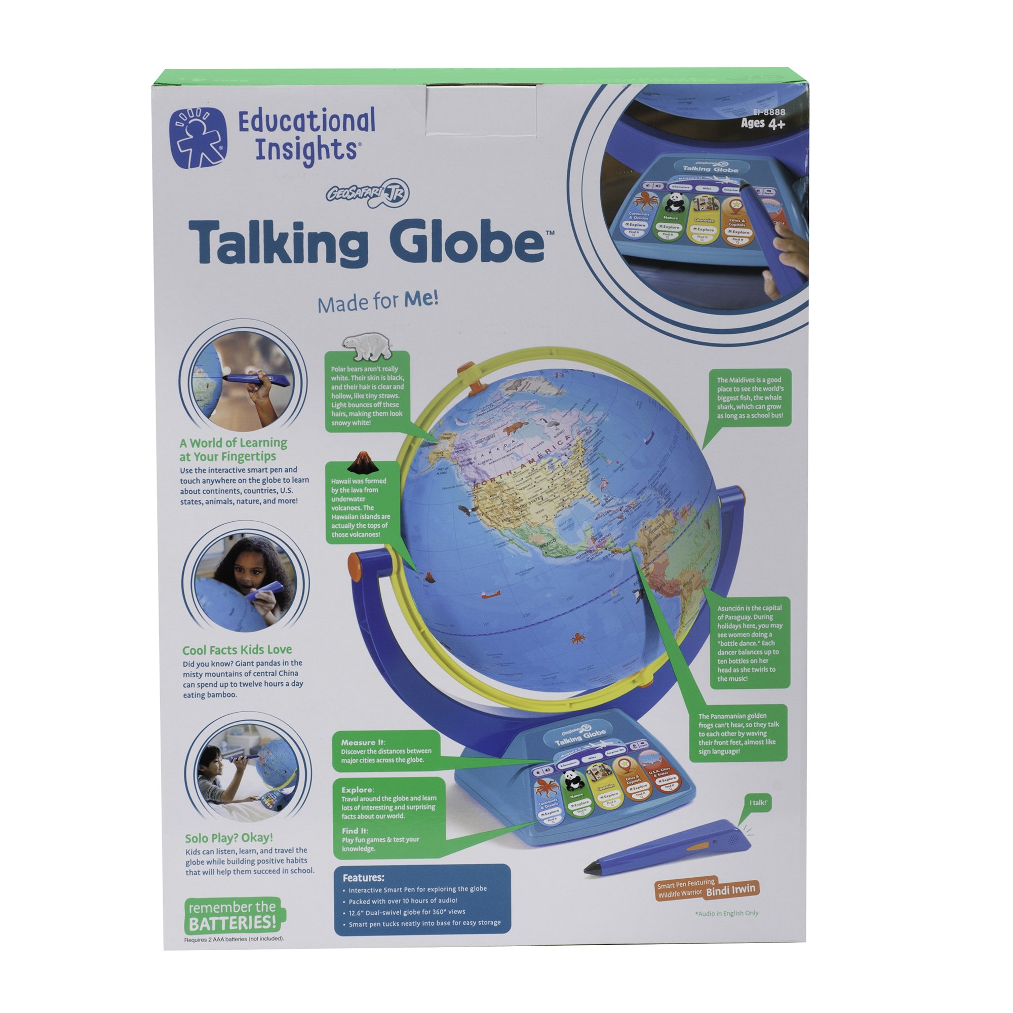 Foto 6 | Perspectivas Educativas De Talking Interactive Globe Geosafari Jr. - Venta Internacional.