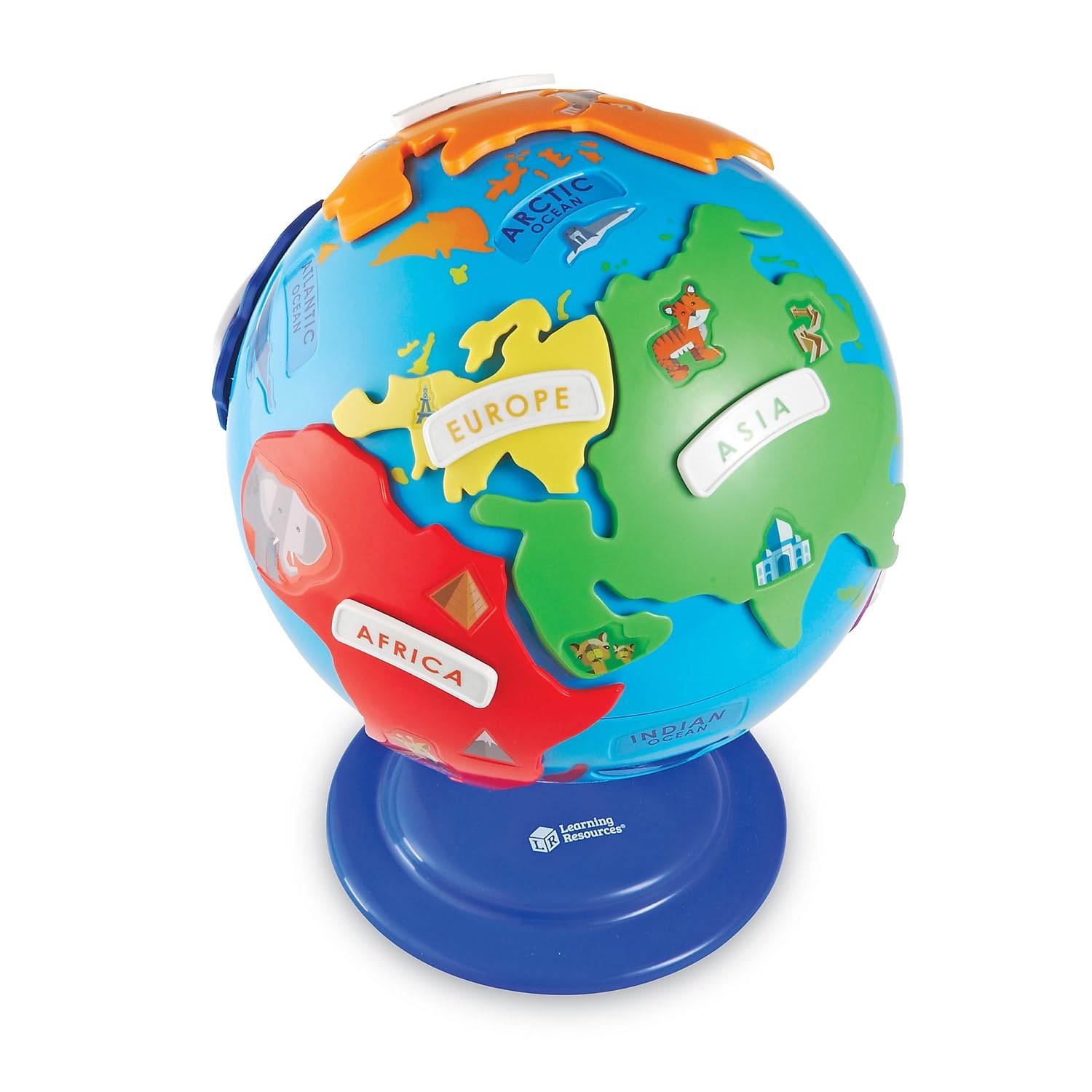 Foto 5 pulgar | Puzzle Globe Learning Resources, 14 Piezas, Para Niños De Más De 3 Años - Venta Internacional.