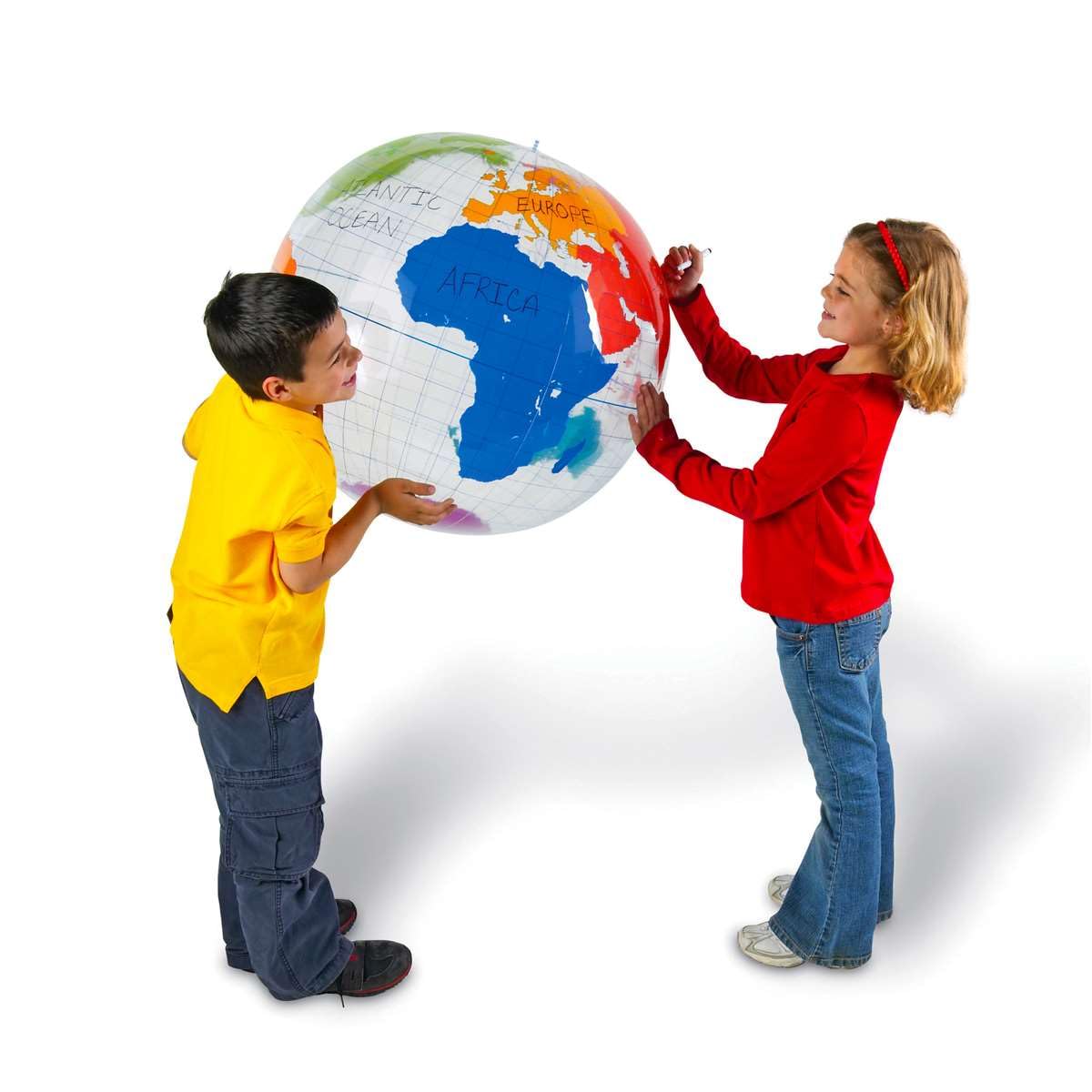 Foto 4 pulgar | Etiquetado Inflable Globe Learning Resources Geography Kids - Venta Internacional.