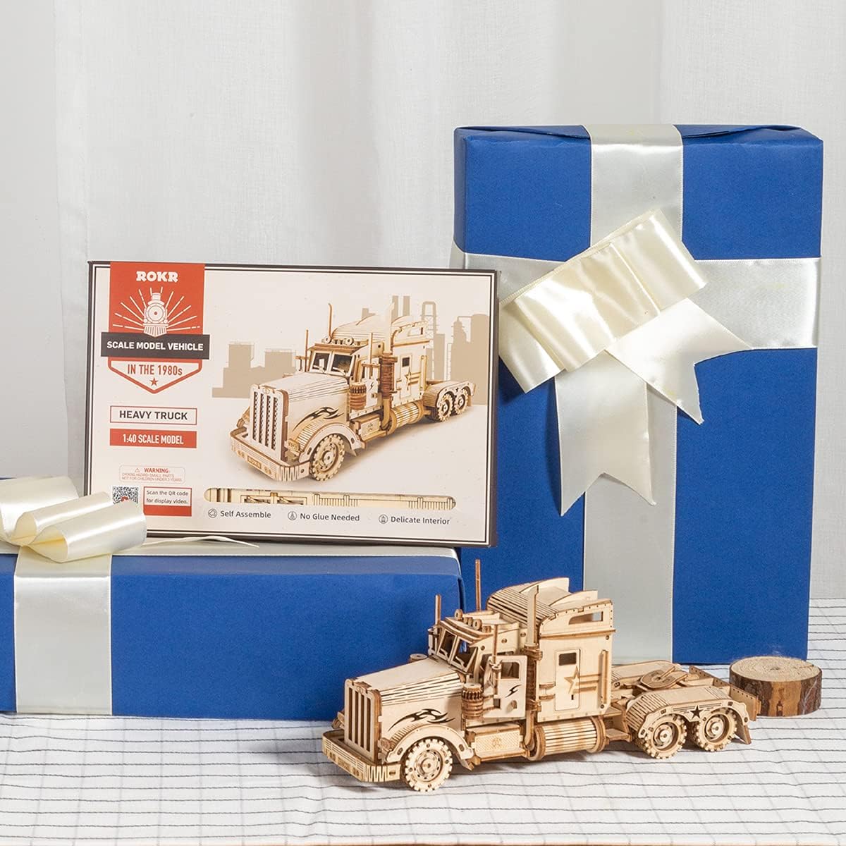 Foto 5 | Puzzle De Madera 3d Modelo De Camión Pesado Rokr De Coche Mecánico - Venta Internacional.