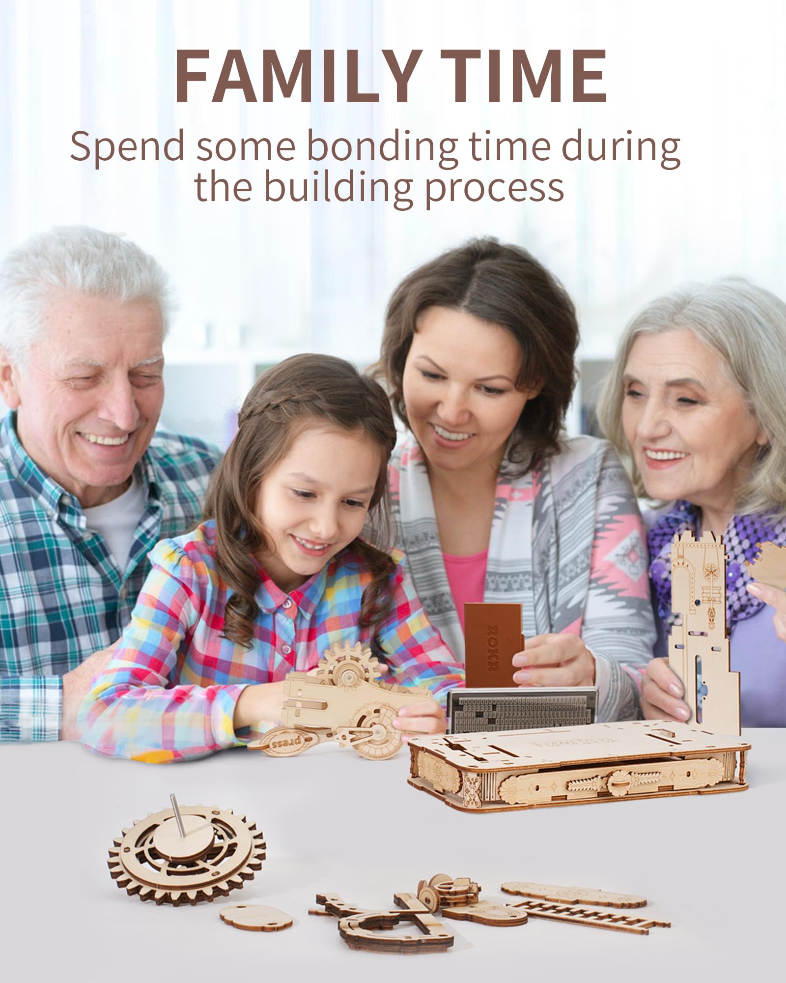 Foto 8 pulgar | Impresora 3d Puzzle Rokr Classic Lk602 Para Adultos - Venta Internacional.