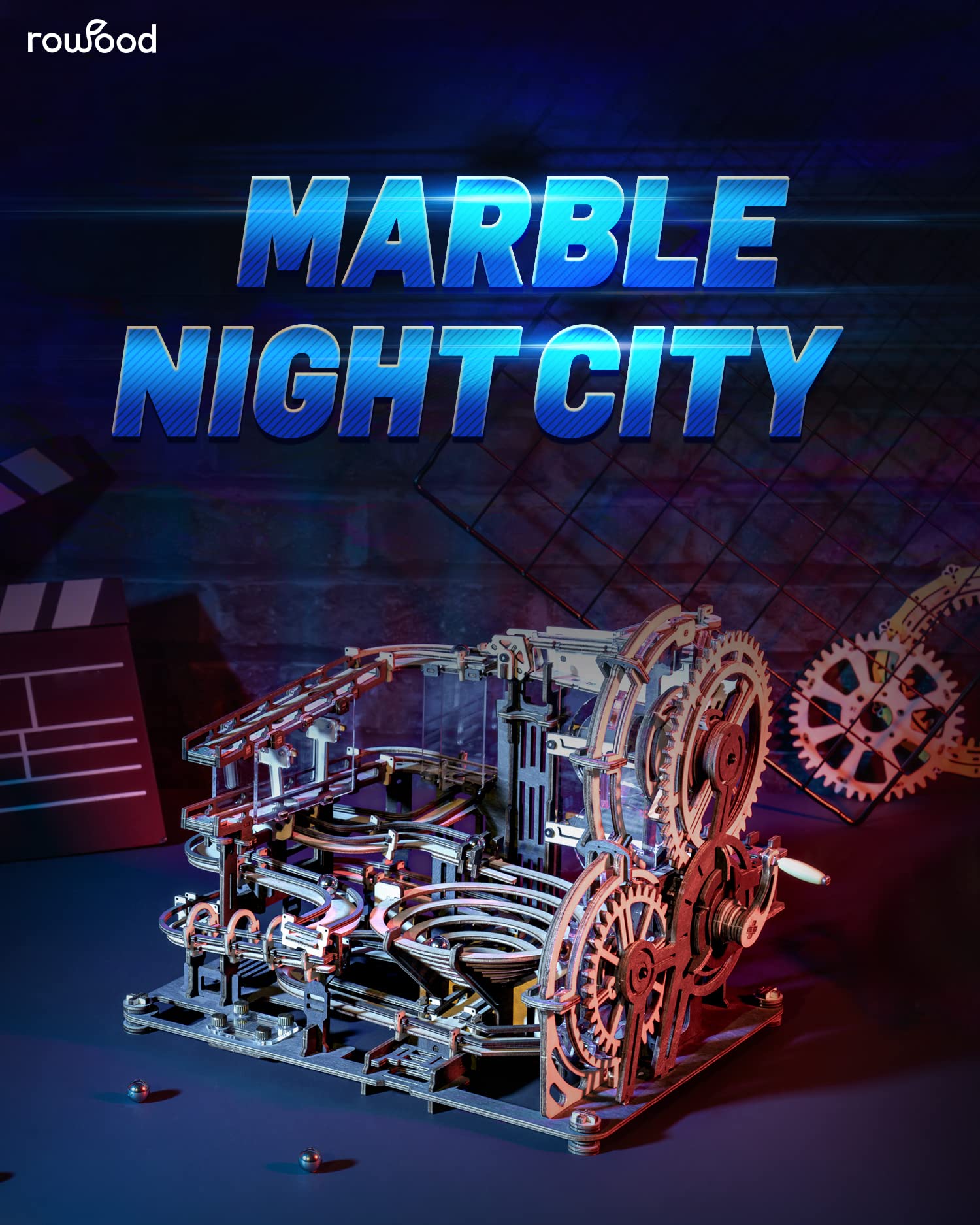 Foto 3 pulgar | Puzzle 3d Rowood Marble Night City Lga01 Para Adultos - Venta Internacional.