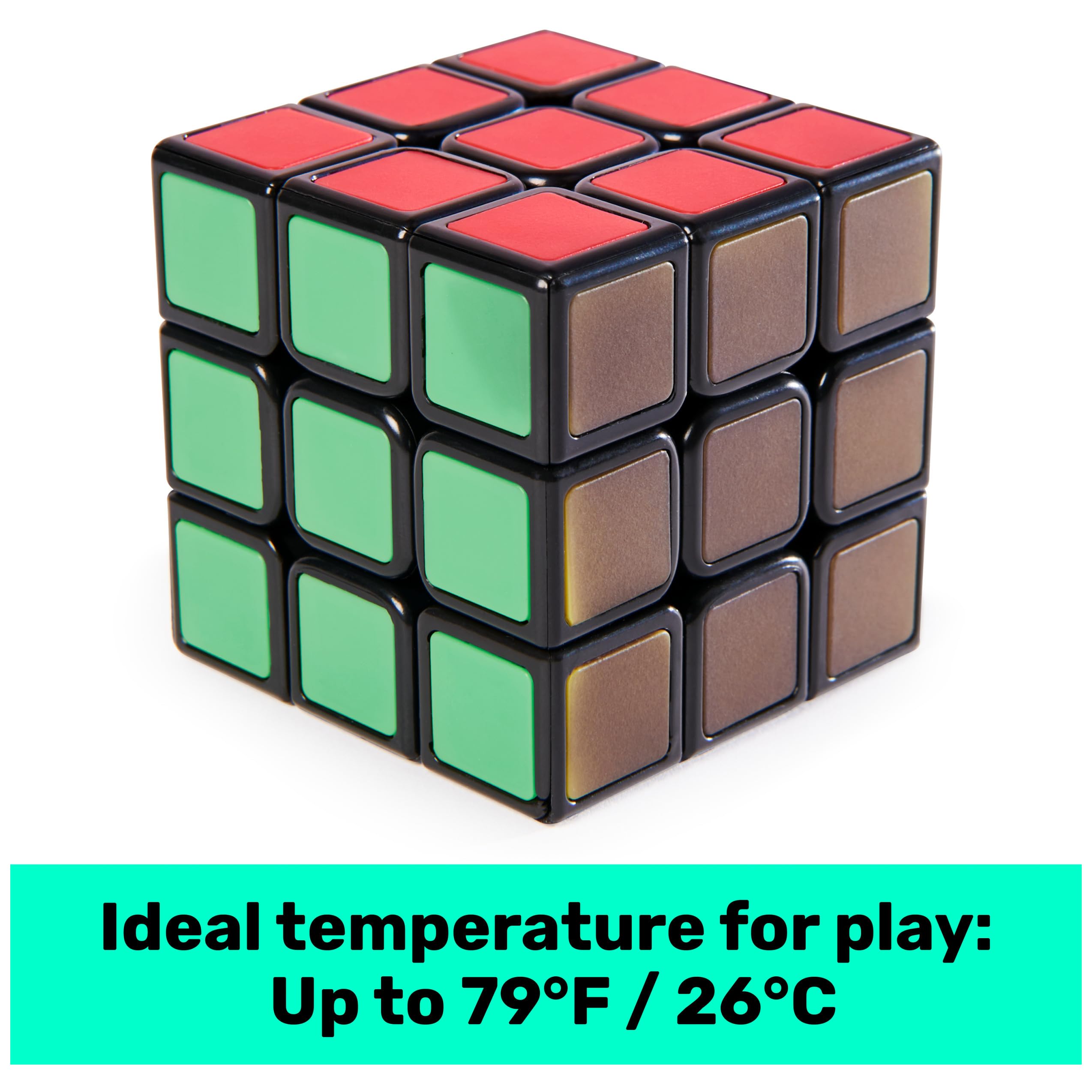 Foto 5 pulgar | Juego De Rompecabezas Rubik's Cube 3x3 Phantom Para Mayores De 8 Años Con Heat Reveal - Venta Internacional.
