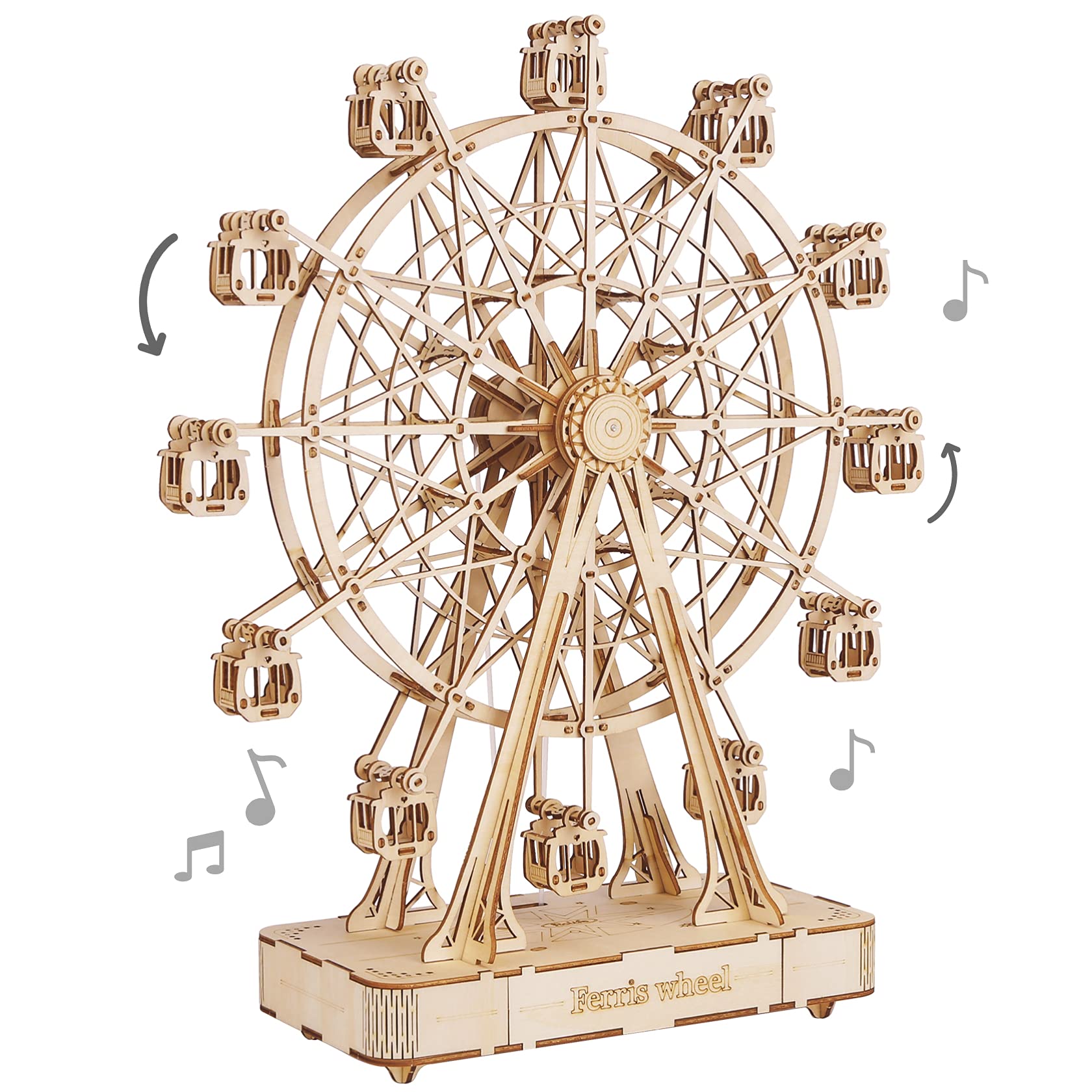 Foto 2 pulgar | Caja De Música Puzzle De Madera Rolife Machinarium Ferris Wheel - Venta Internacional.
