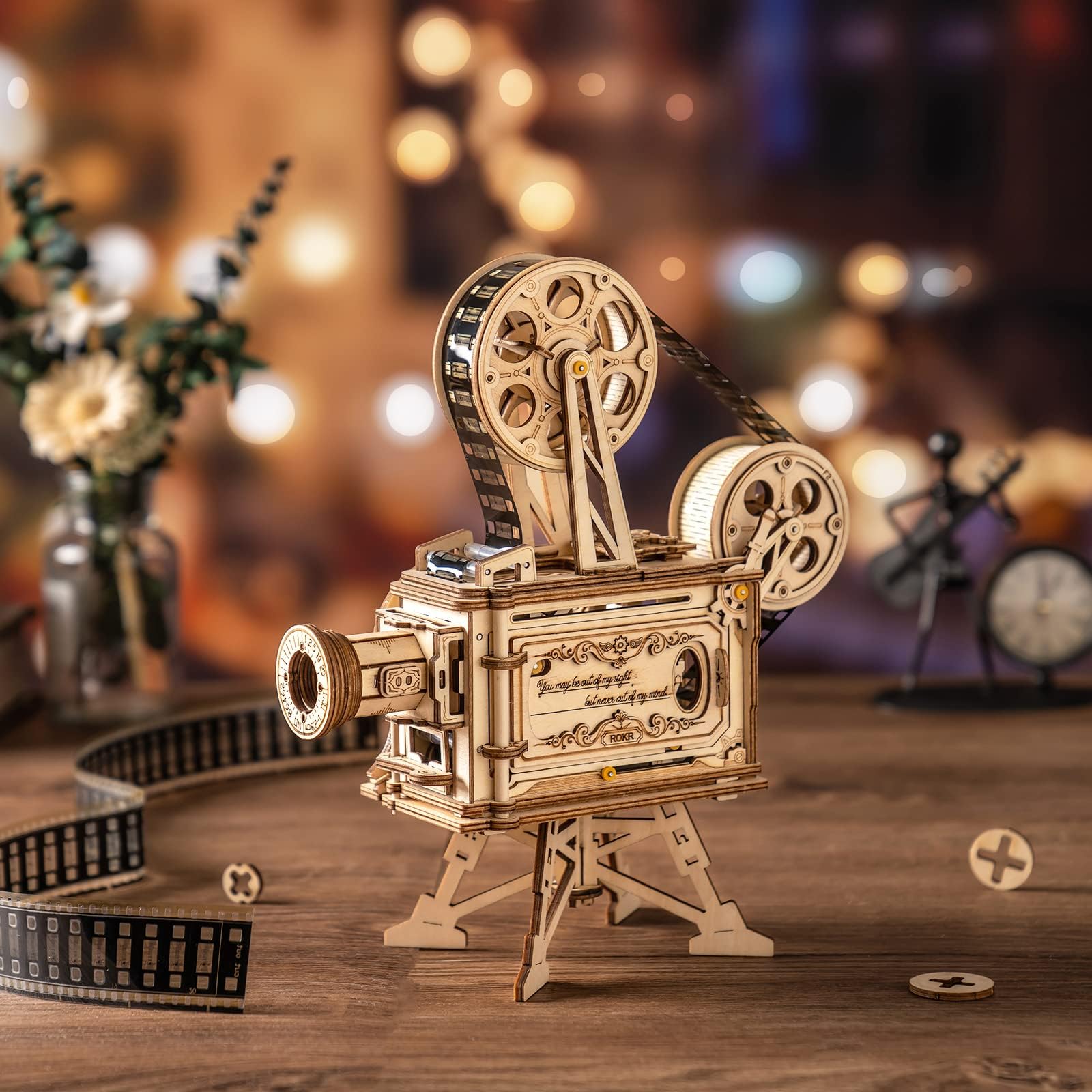 Foto 2 | Proyector De Películas 3d Rokr Vitascope De Madera, 183 Piezas - Venta Internacional.