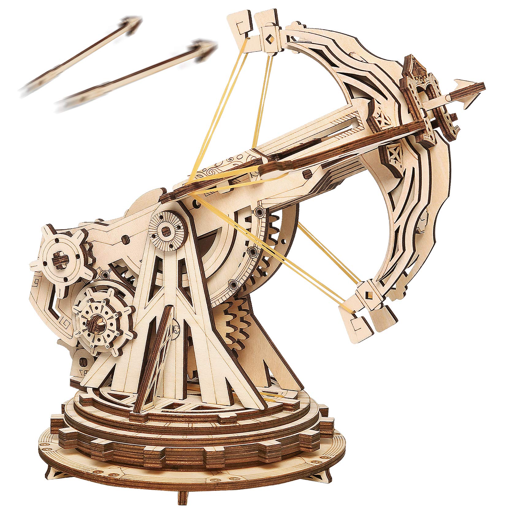 Foto 1 | Kit De Maquetas De Rompecabezas De Madera 3d Catapult Mechanical Rowood - Venta Internacional.