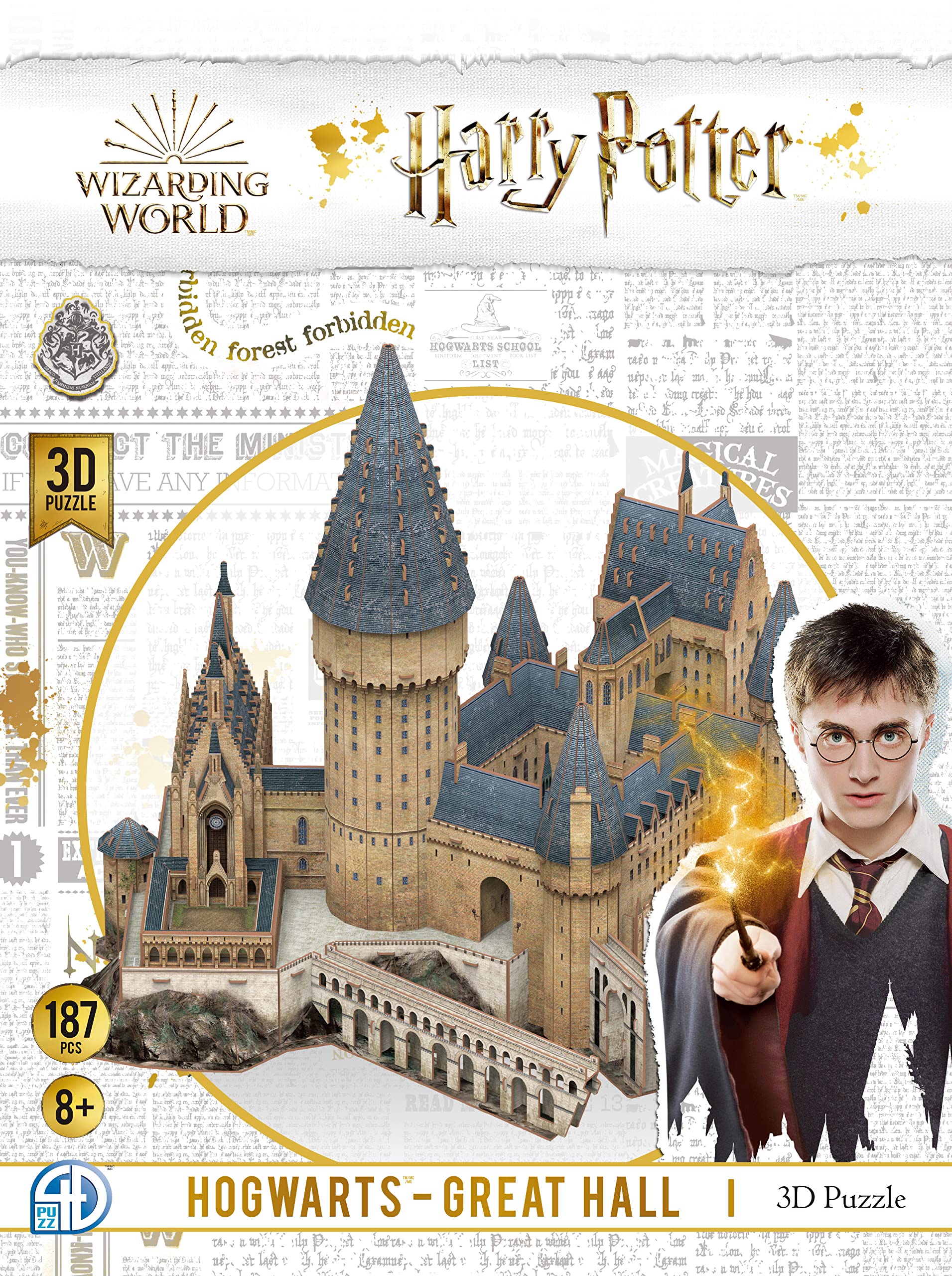 Foto 2 | Puzzle 4d Cityscape Harry Potter Great Hall, Papel 3d Estándar - Venta Internacional.