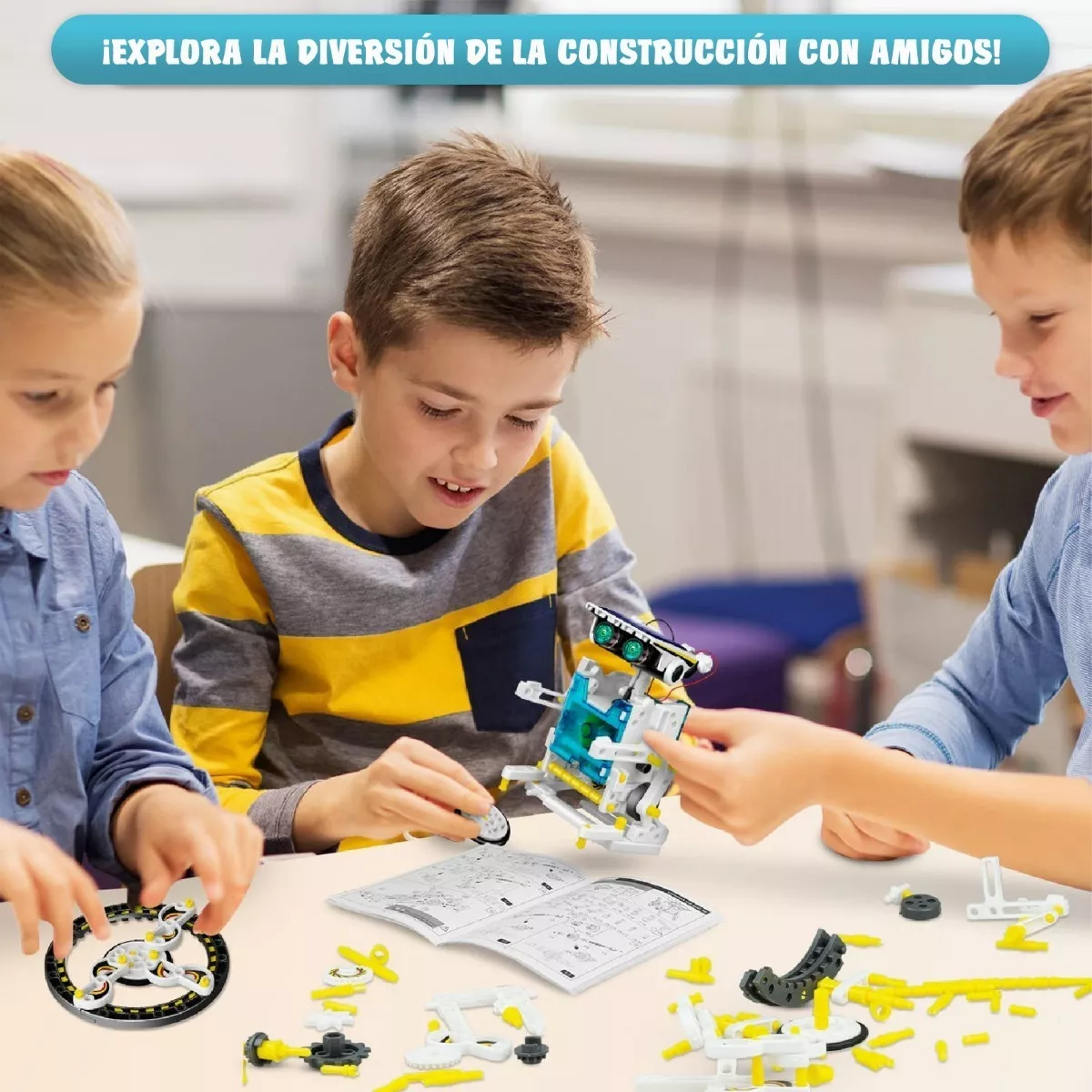 Foto 5 | Juguete Educativo Robot Solar Lab.G Rompecabezas y Bloques