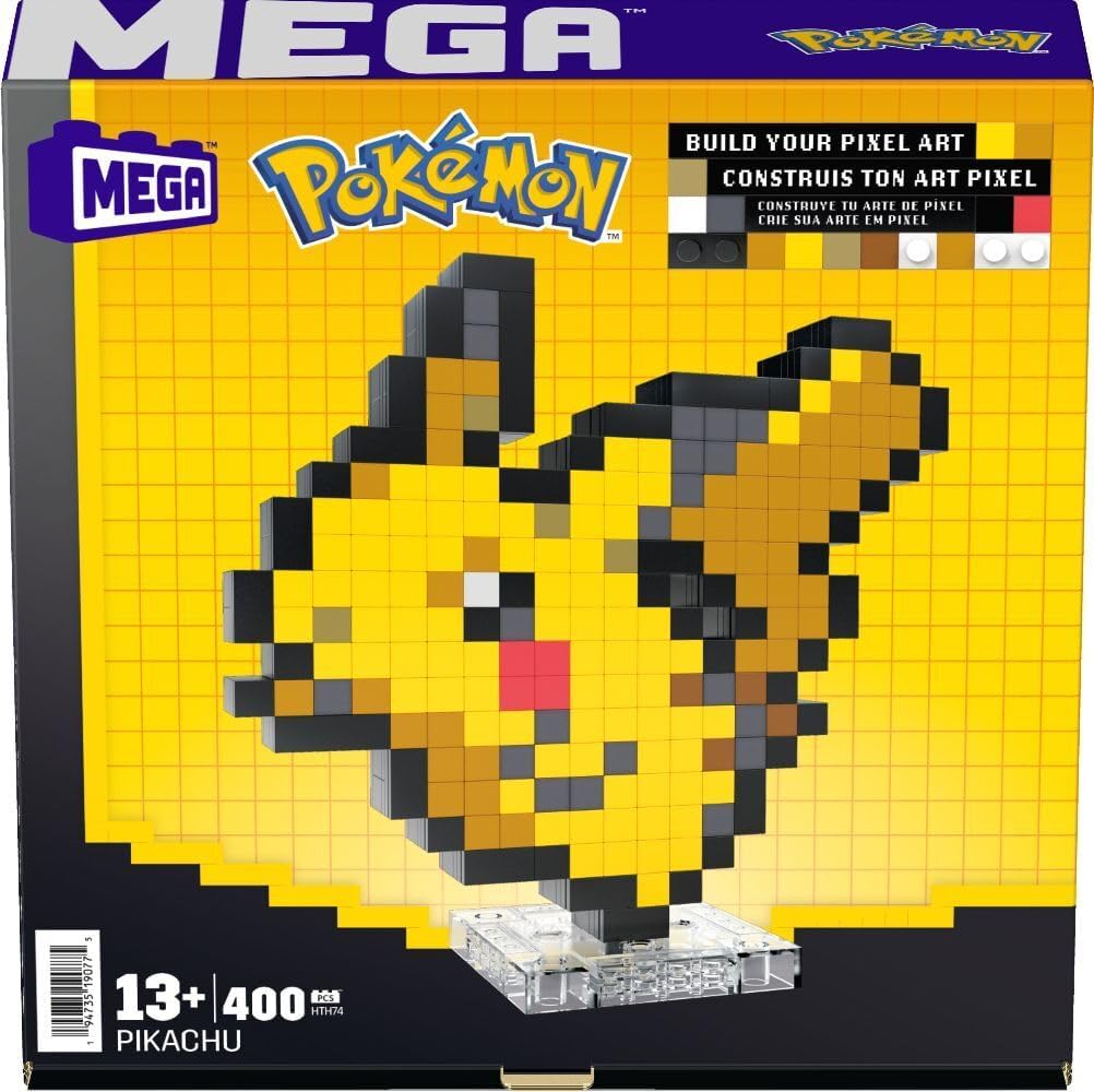 Foto 1 | Mega Contstrux Pokemon Pixel Pikachu 400 Pzs Hth74 Mattel
