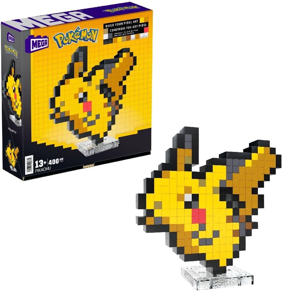 Foto 3 | Mega Contstrux Pokemon Pixel Pikachu 400 Pzs Hth74 Mattel