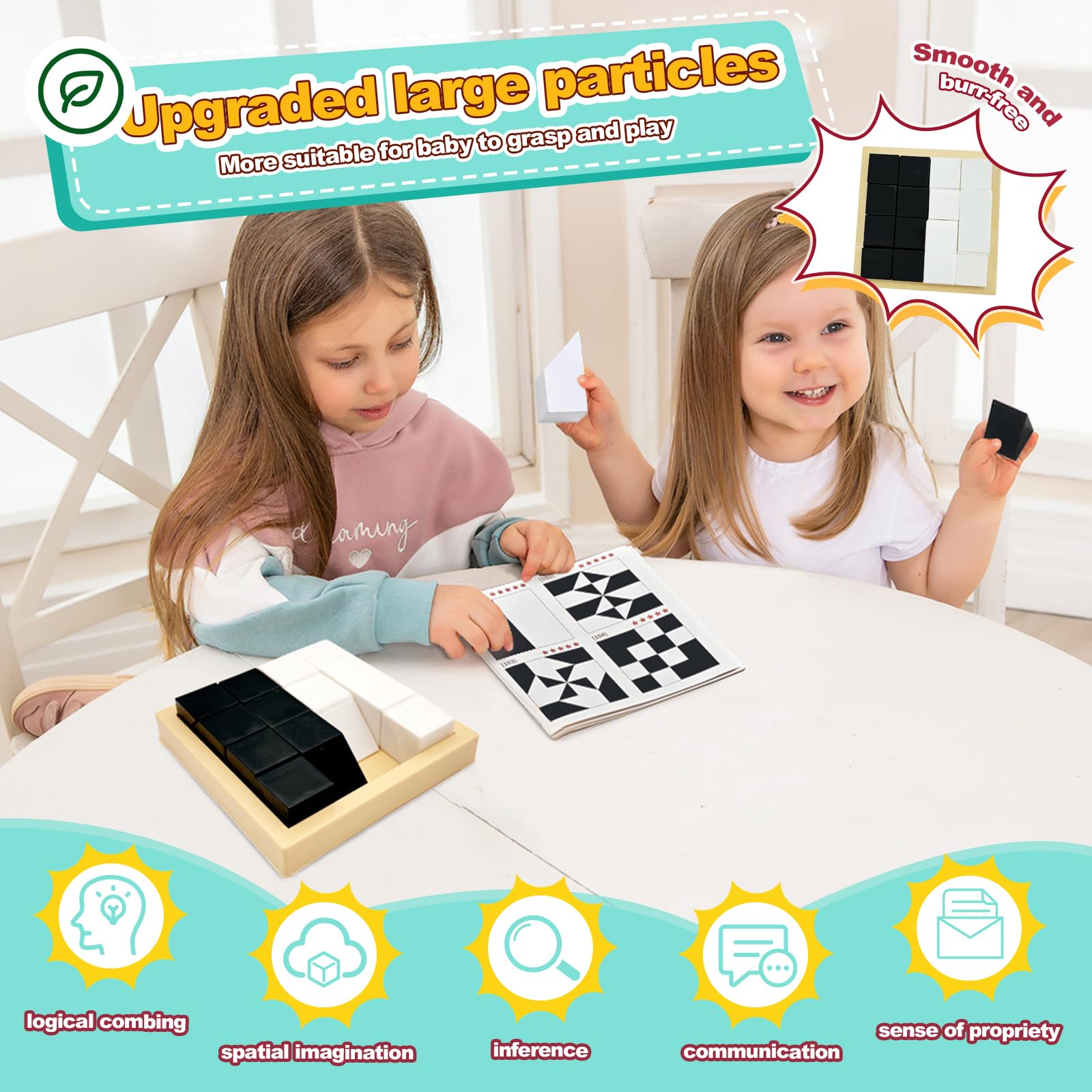 Foto 3 pulgar | Juguete De Rompecabezas De Bloques, Juguetes Sensoriales Ocultos Con Bandeja Para Niños Y Adultos - Venta Internacional