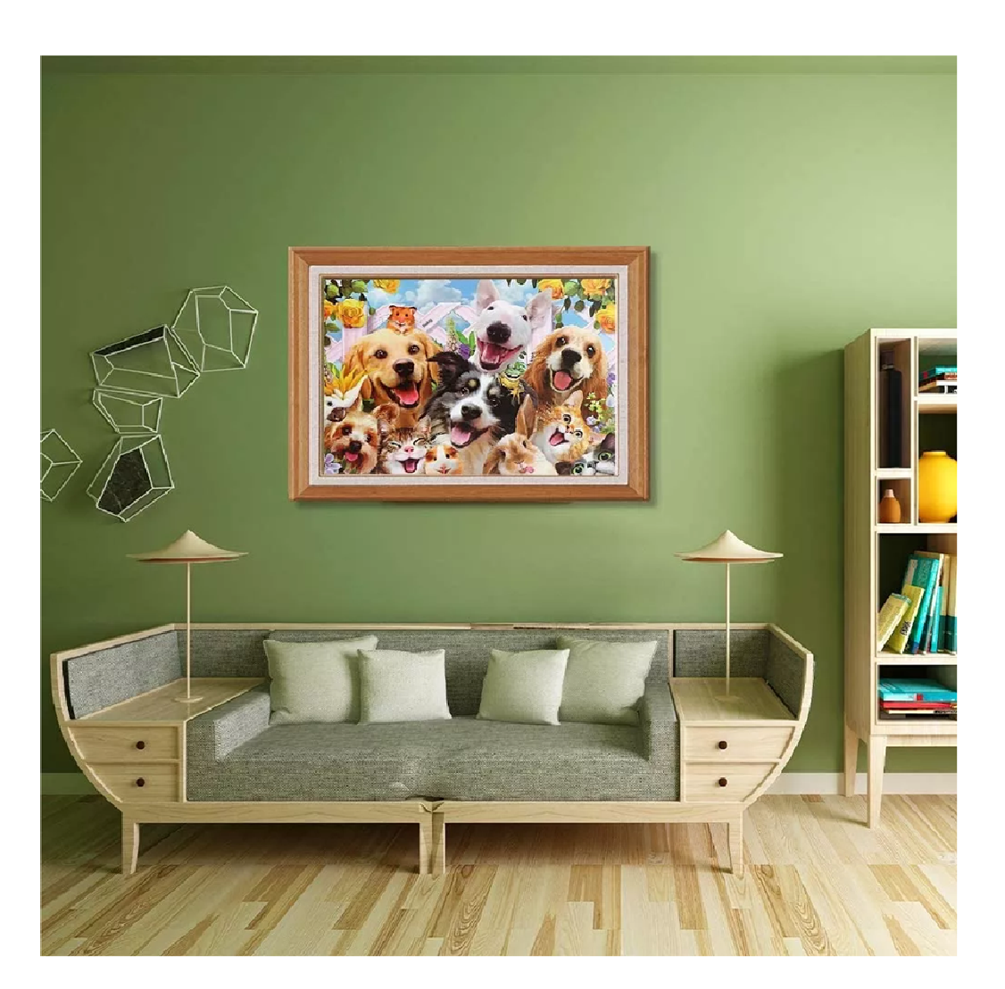 Foto 5 pulgar | Rompecabezas Belug De 1000 Piezas, 70x50 Cm De Perros Lindos Multicolor