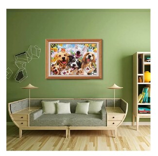 Foto 4 | Rompecabezas Belug De 1000 Piezas, 70x50 Cm De Perros Lindos Multicolor