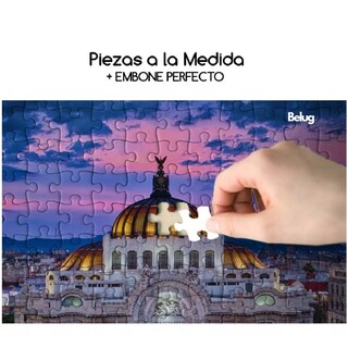 Foto 2 | Rompecabezas 1000 Pz Bellas Artes Multicolor Calidad Premium, Belug Multicolor