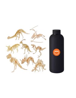 Foto 1 | Set De 8 Rompecabezas Dinosaurios 3d Madera + Gratis Termo De Regalo Güish