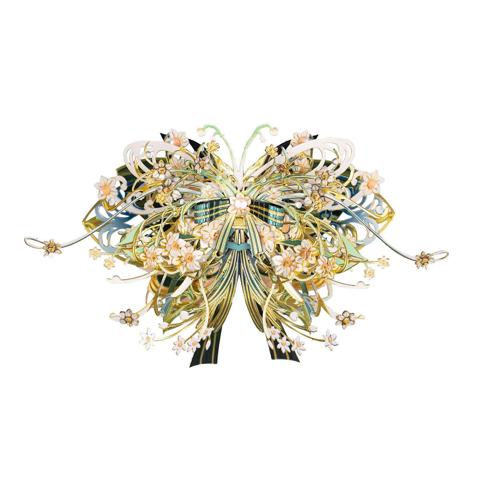 Foto 2 pulgar | Puzzle De Metal 3d Mu Flower And Butterfly C Modelo Cuiqiao - Venta Internacional.