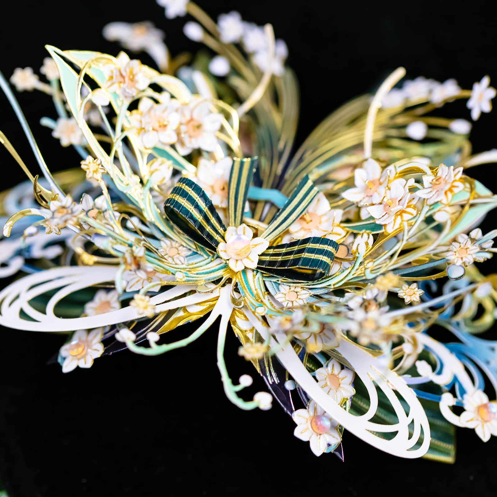 Foto 6 pulgar | Puzzle De Metal 3d Mu Flower And Butterfly C Modelo Cuiqiao - Venta Internacional.