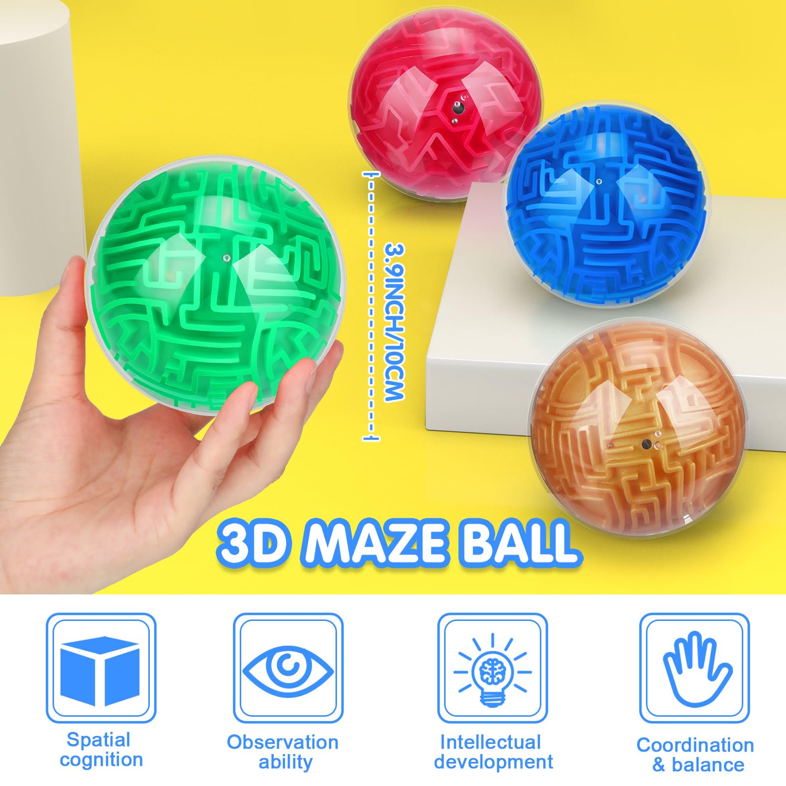 Foto 3 pulgar | Puzzle Maze Ball Sumind 3d Magic Brain Teasers Games Adult - Venta Internacional.