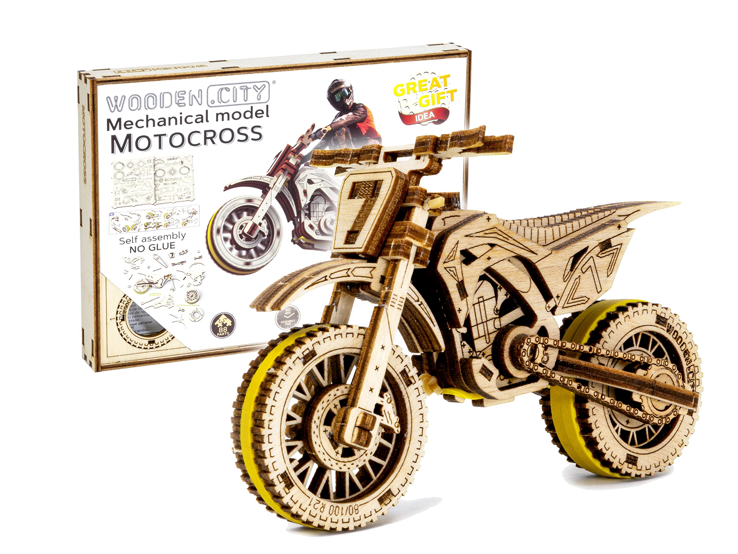 Foto 2 pulgar | Motocross 3d Puzzle Wooden.city Para Adultos - Venta Internacional.
