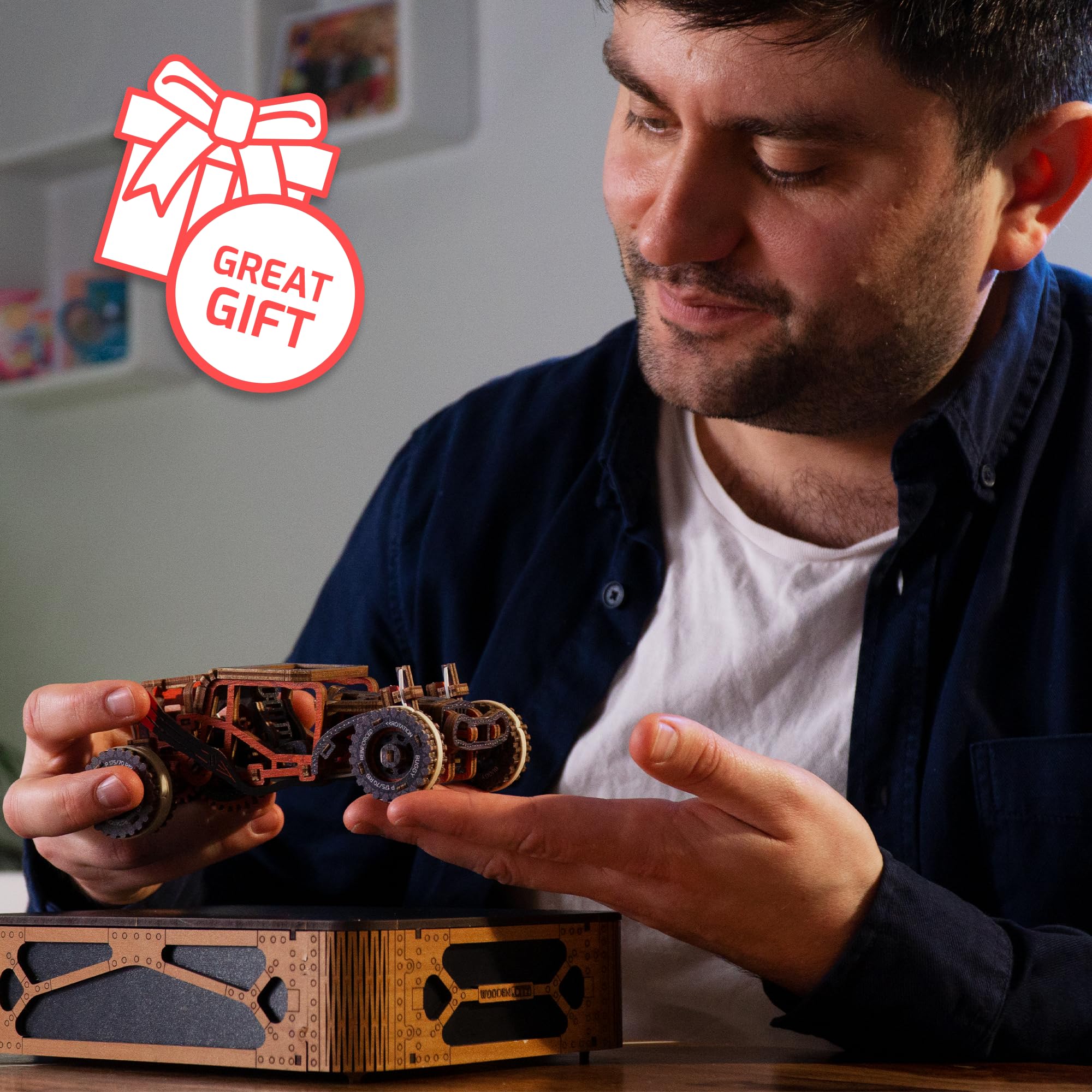 Foto 6 | Kit De Maqueta De Coche De Madera 3d Wooden.city Dune Buggy - Venta Internacional.