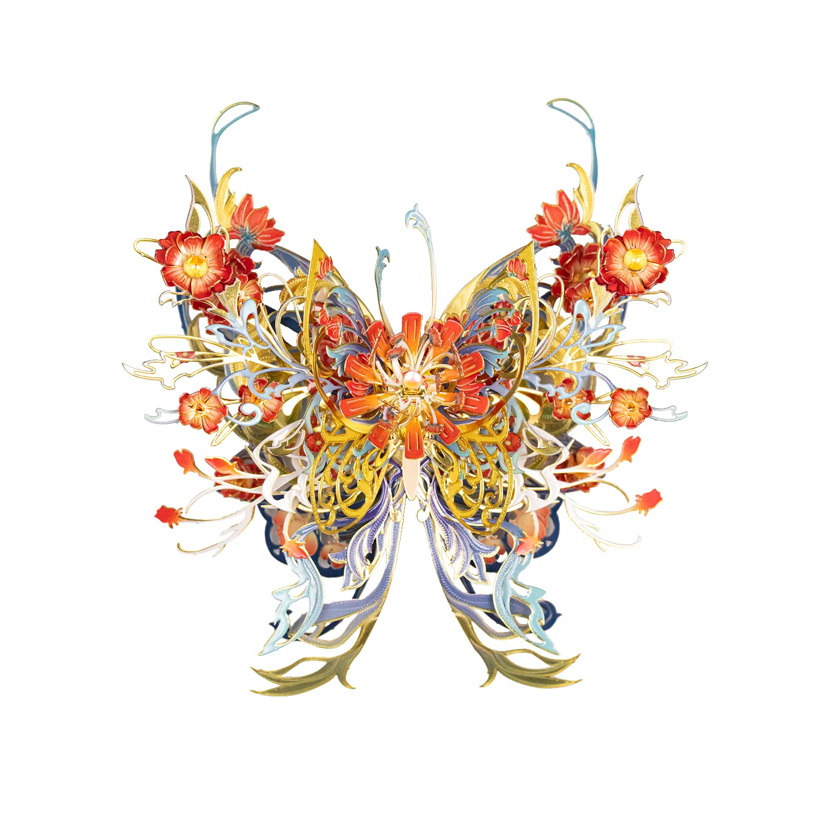 Foto 2 pulgar | Kits De Modelos De Rompecabezas De Metal 3d Mu Flower And Butterfly D-sunset - Venta Internacional.