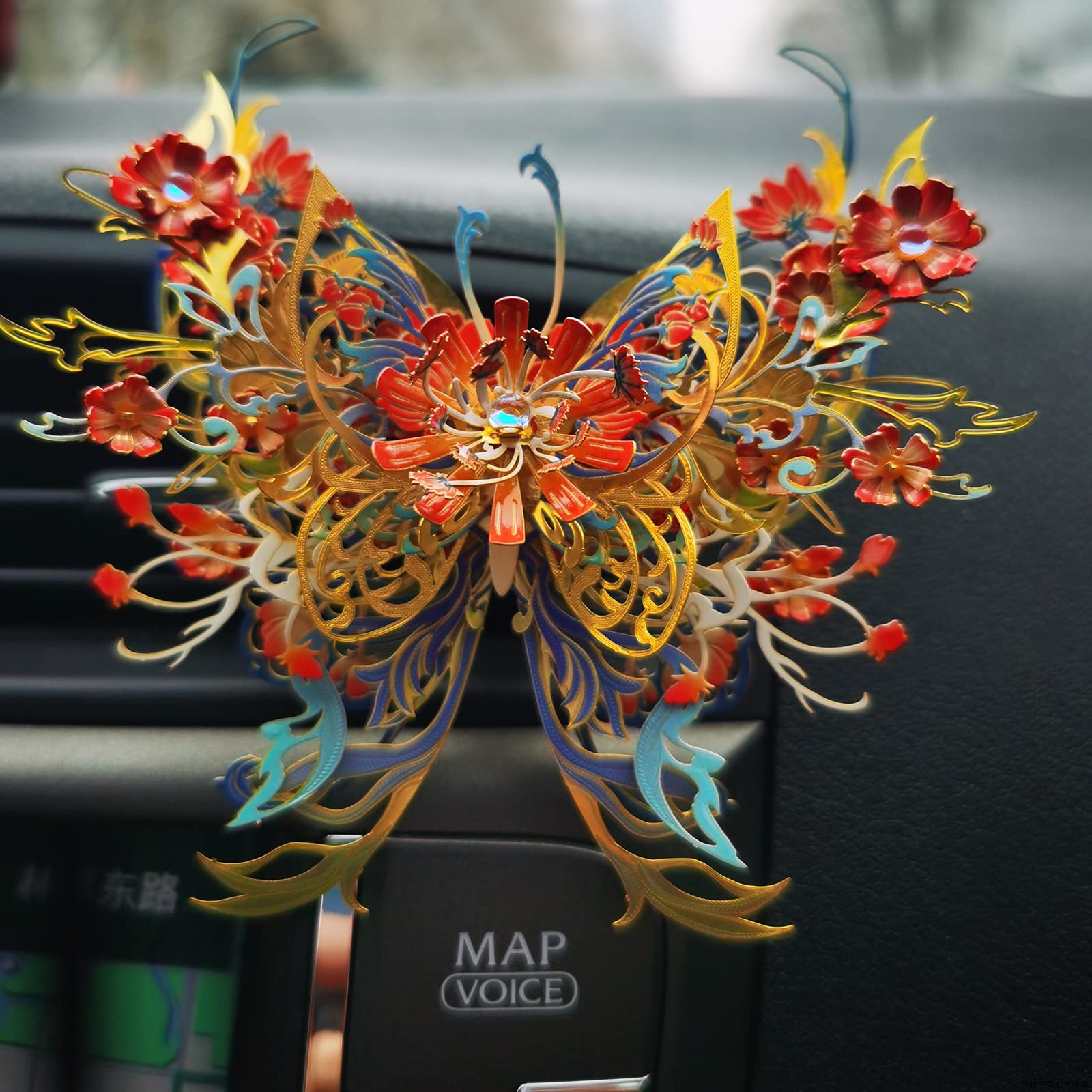 Foto 7 pulgar | Kits De Modelos De Rompecabezas De Metal 3d Mu Flower And Butterfly D-sunset - Venta Internacional.
