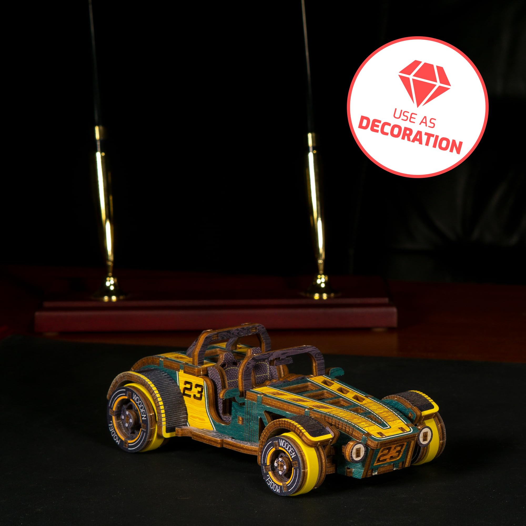 Foto 8 pulgar | Kit De Maqueta De Coche De Madera Wooden.city Premium, Rompecabezas 3d Para Adultos - Venta Internacional.