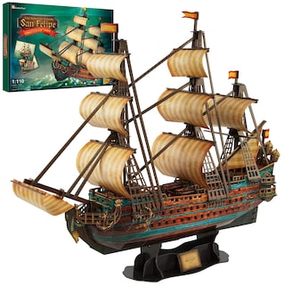 Foto 1 | Kit De Maquetas De Rompecabezas 3d Cubicfun Boat San Felipe 1960 248 Piezas - Venta Internacional.