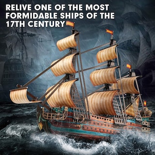 Foto 2 | Kit De Maquetas De Rompecabezas 3d Cubicfun Boat San Felipe 1960 248 Piezas - Venta Internacional.