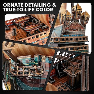 Foto 4 | Kit De Maquetas De Rompecabezas 3d Cubicfun Boat San Felipe 1960 248 Piezas - Venta Internacional.