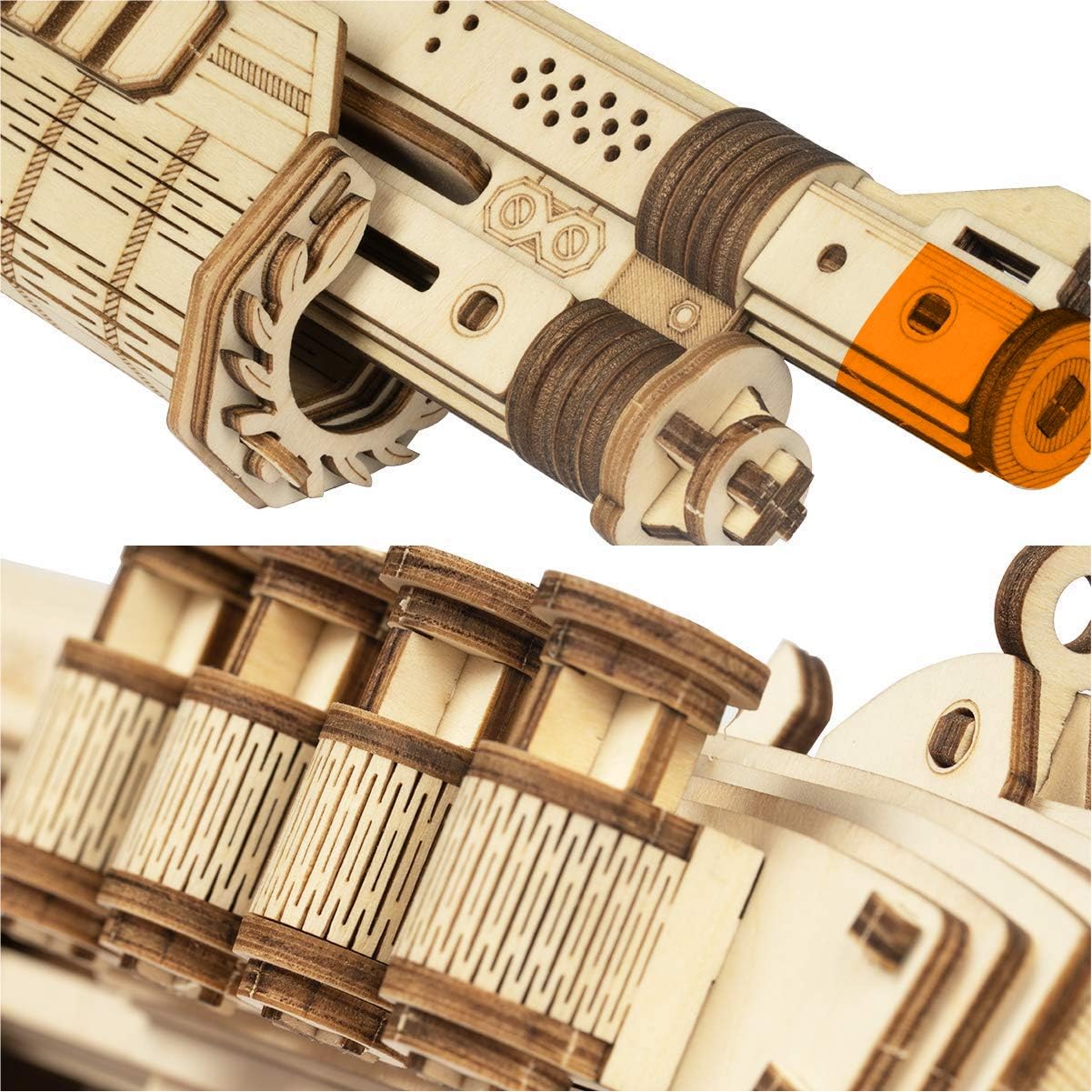 Foto 4 pulgar | Juego De Modelo Mecánico 3d De Juguete De Construcción De Rompecabezas De Madera Rokr - Venta Internacional.