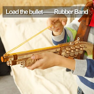 Foto 5 | Juego De Modelo Mecánico 3d De Juguete De Construcción De Rompecabezas De Madera Rokr - Venta Internacional.