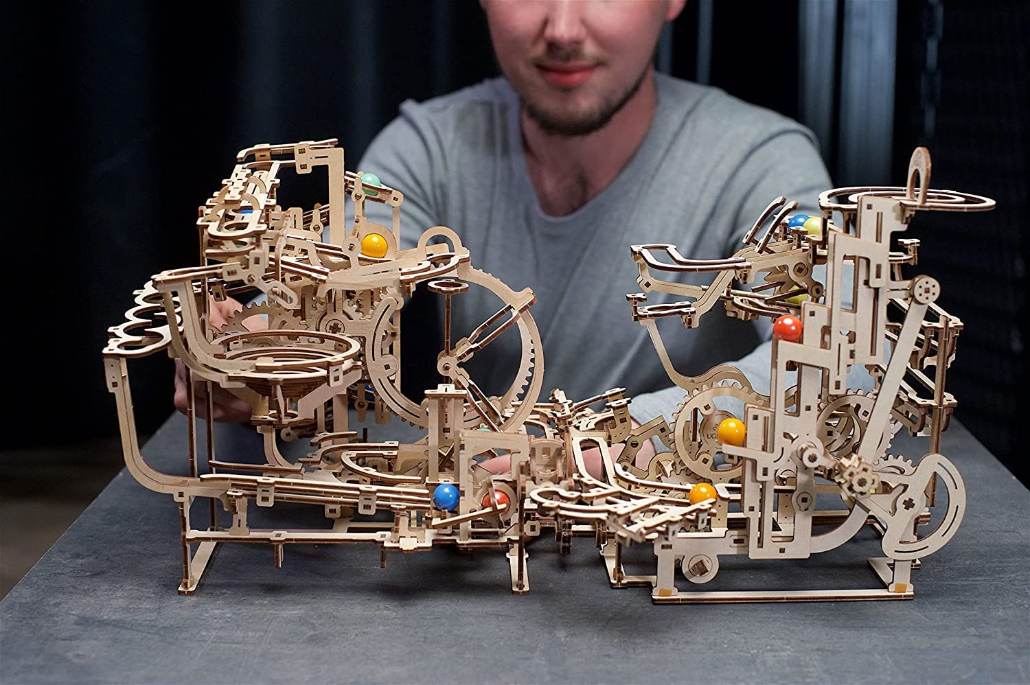 Foto 6 pulgar | Kit De Construcción De Maquetas De Rompecabezas 3d De Madera Ugears Marble Run - Venta Internacional.