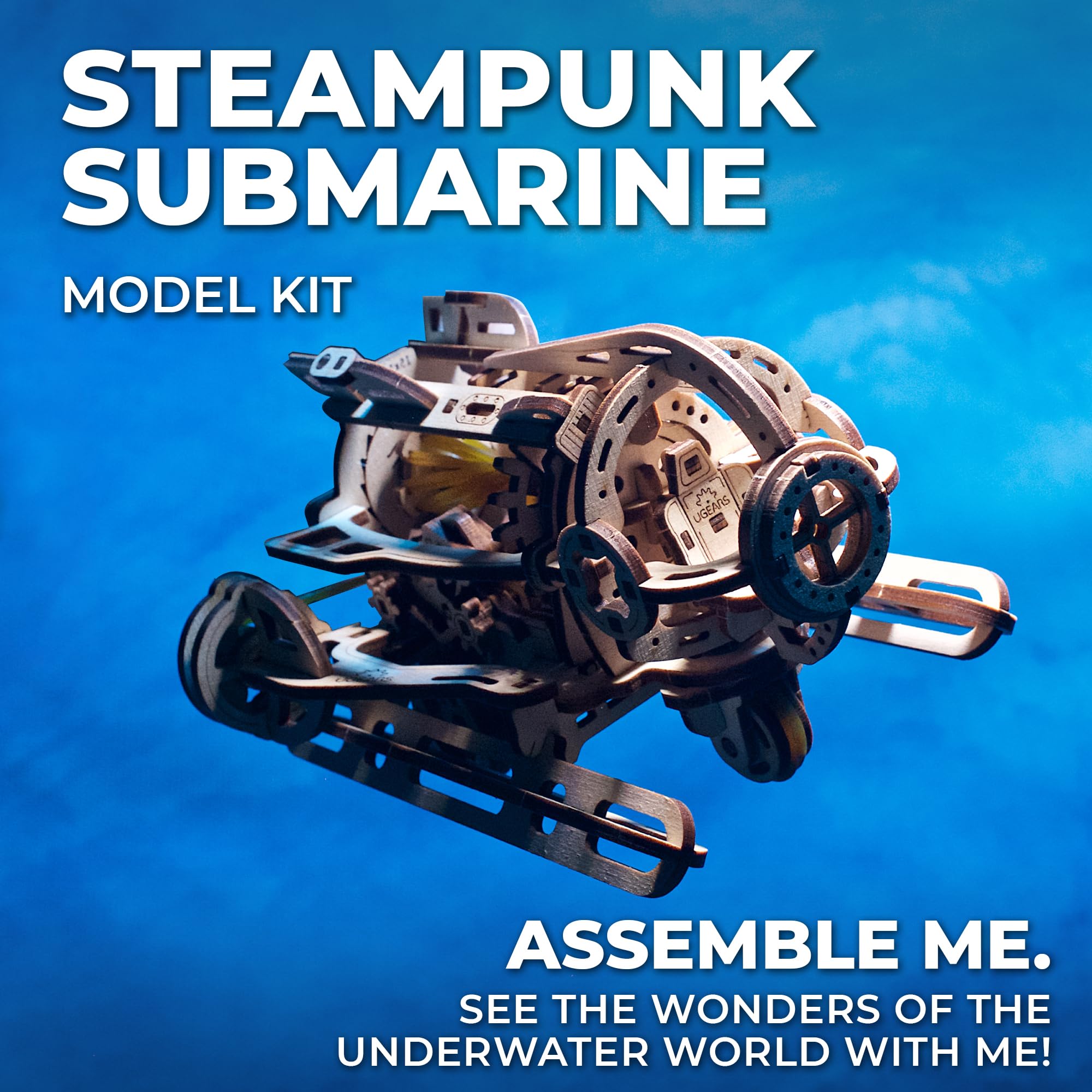 Foto 5 pulgar | Kit De Maquetas De Madera Ugears Steampunk Submarine Con 200 Piezas - Venta Internacional.