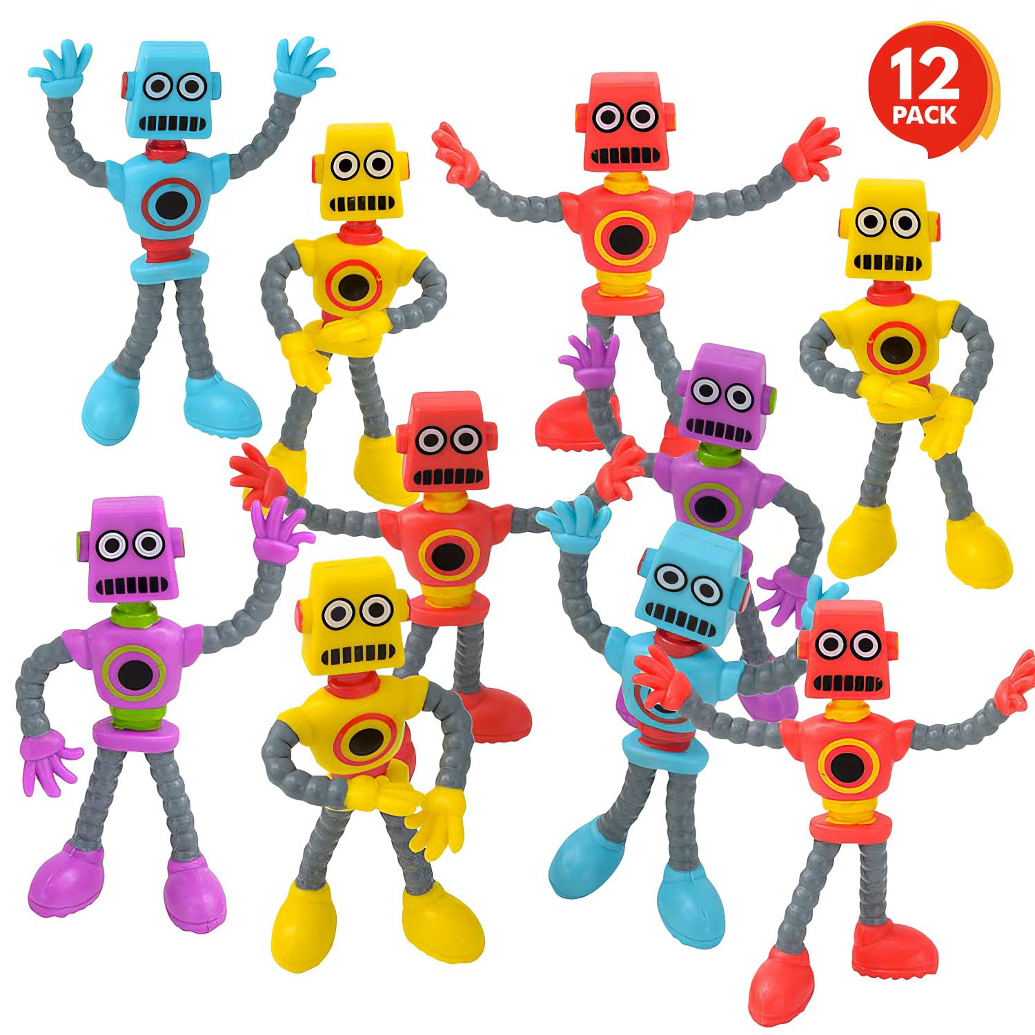 Foto 2 pulgar | Juego De 12 Figuras De Robot Doblables Toy Artcreativity Para Niños - Venta Internacional.