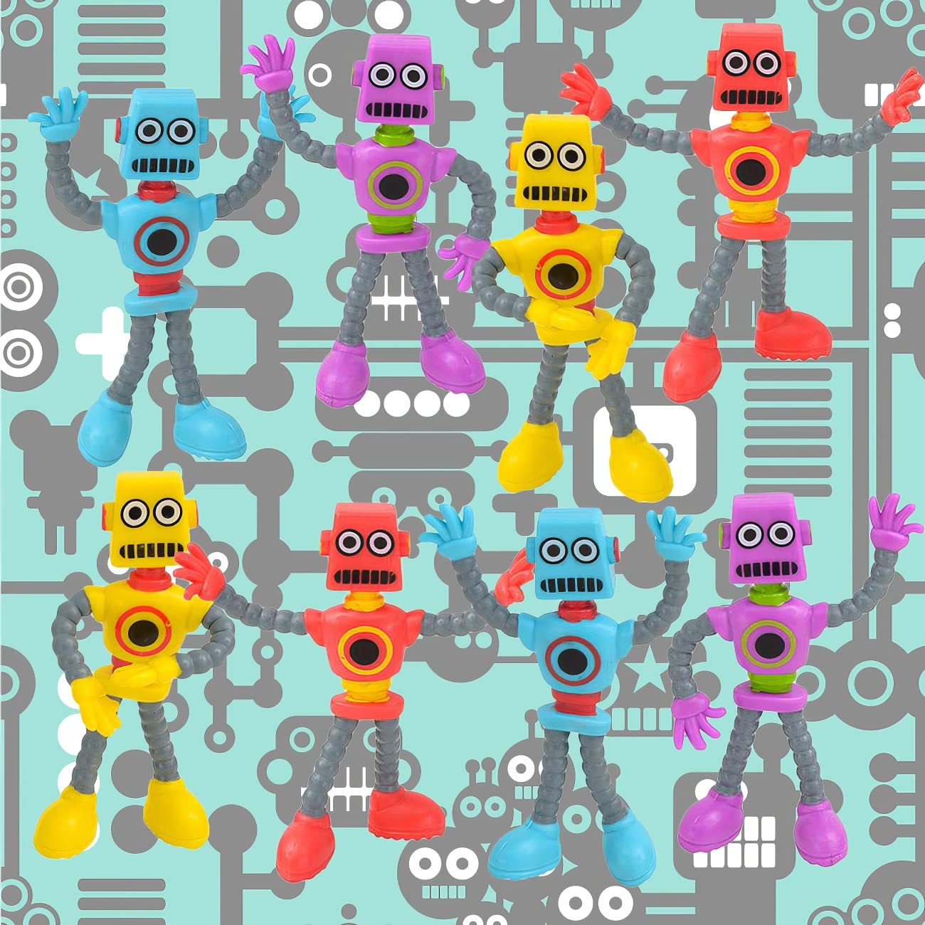 Foto 5 pulgar | Juego De 12 Figuras De Robot Doblables Toy Artcreativity Para Niños - Venta Internacional.