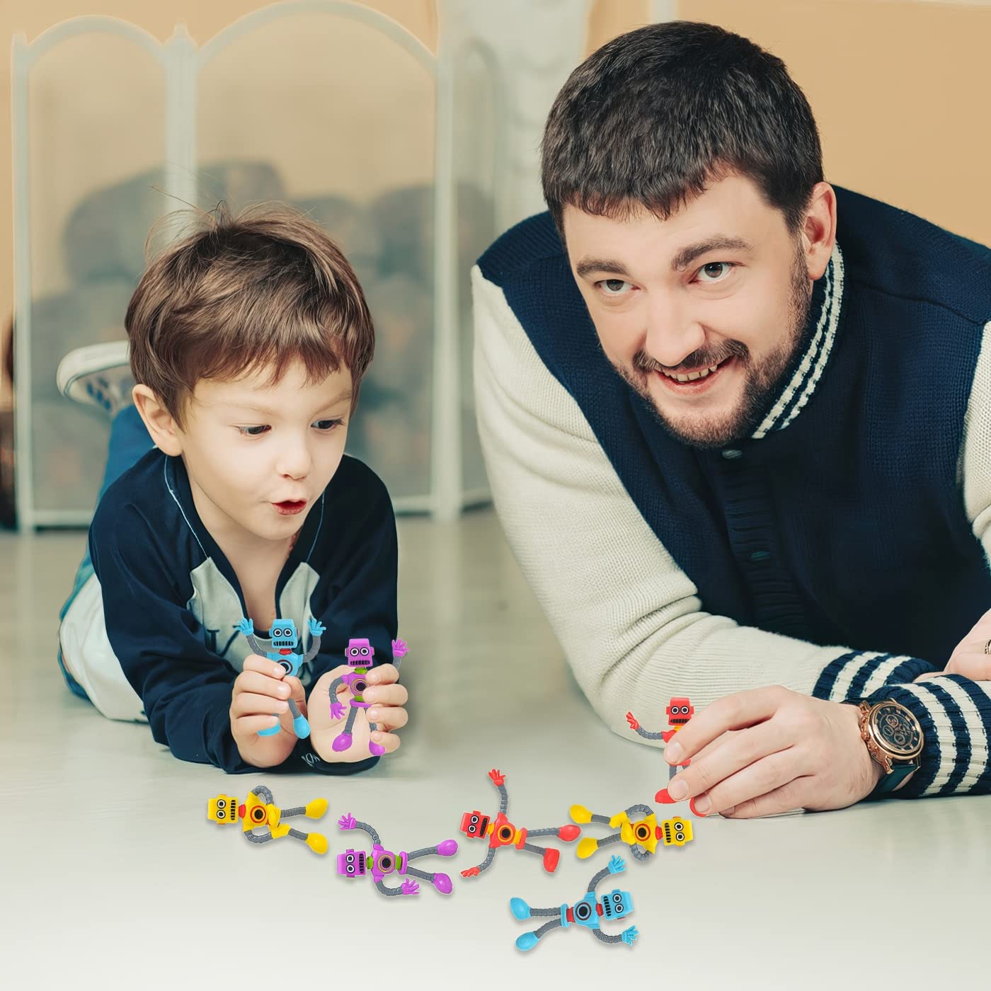 Foto 7 pulgar | Juego De 12 Figuras De Robot Doblables Toy Artcreativity Para Niños - Venta Internacional.