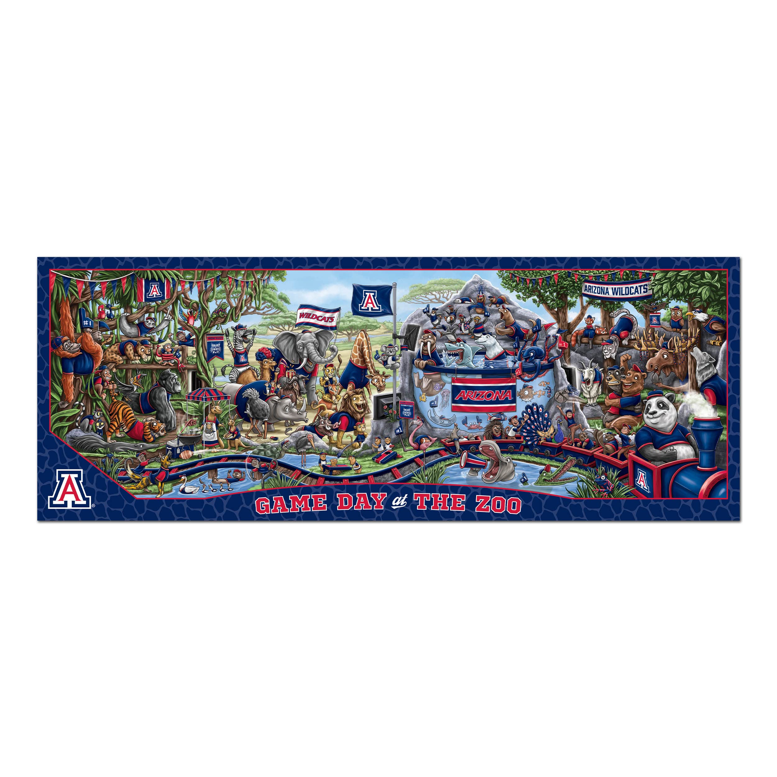 Foto 3 | Puzzle Youthefan: Día Del Juego De Los Arizona Wildcats De La Ncaa En El Zoológico - Venta Internacional.