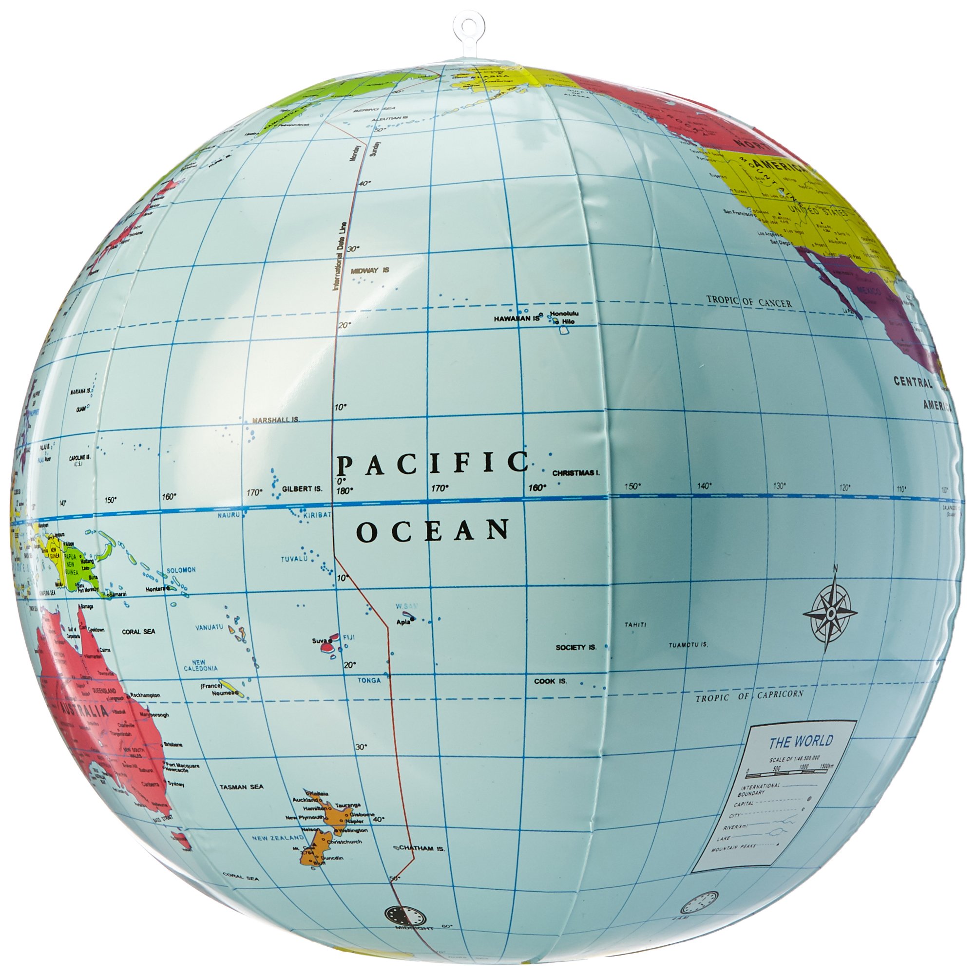 Foto 4 pulgar | Globo Inflable, Recursos De Aprendizaje, 30 Cm, Geografía Terrestre Para Niños - Venta Internacional.