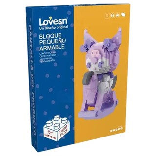 Foto 6 | Kuromi Caballito Hello Kitty Sanrio Figura Bloques Armables Rompecabezas 3d Set De Construcción
